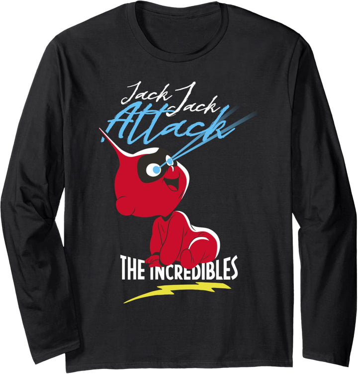 Disney Pixar Incredibles 2 Jack-Jack Attack Portrait Langarmshirt