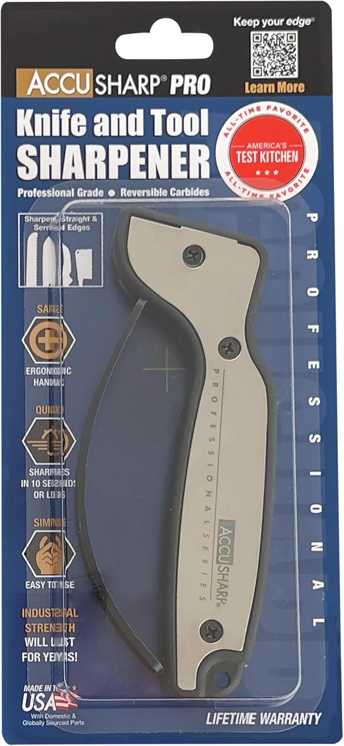 ACCUSHARP Profi Messer und Werkzeug Spitzer, grau, Grau