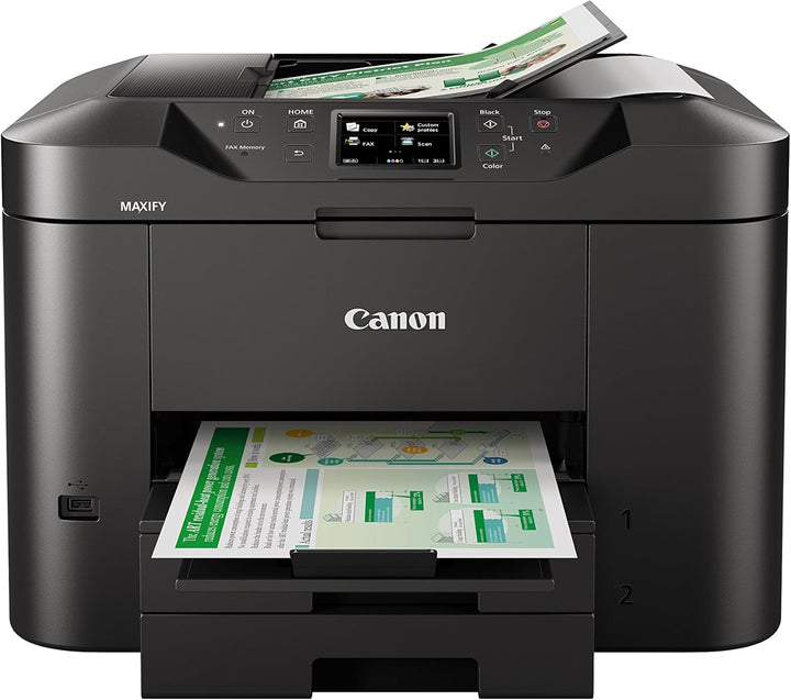 Canon Maxif MB2750 Inkjet Multifunktionsdrucker, 24 ipm Schwarz/Weiss, 15.5 ipm mit Farbe, 600 x 120