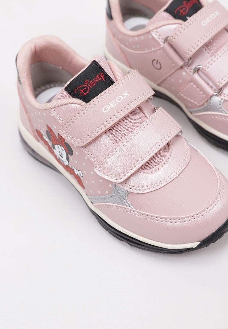 Geox Baby-Mädchen B Todo Girl Sneaker 20 EU Old Rose, 20 EU Old Rose