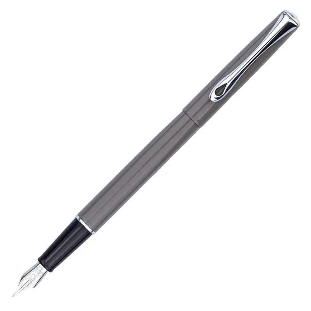 DIPLOMAT - D40704025 - Füller Traveller Grau Taupe - Mit Edelstahlfeder - Schick und elegant - 5-Jah