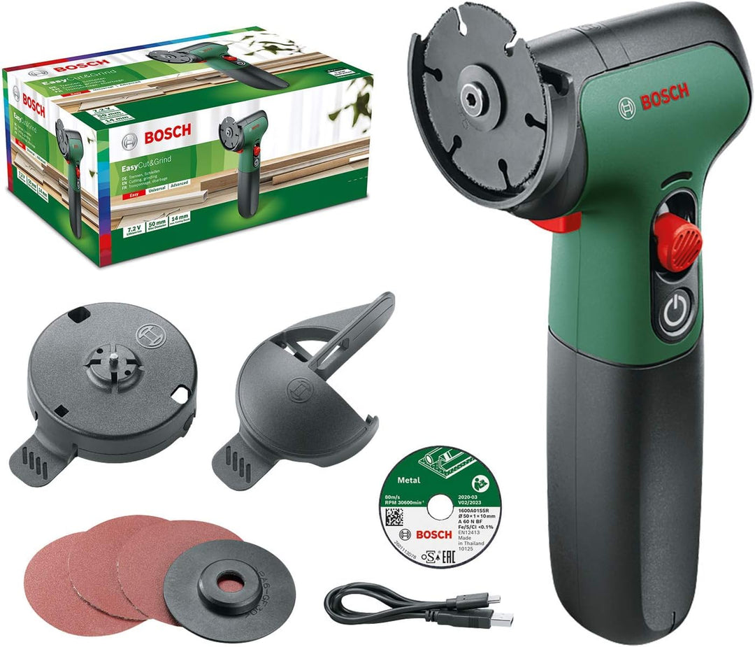 Bosch Akku-Trennschleifer EasyCut&Grind (2,0 Ah Akku, 7,2 Volt, im