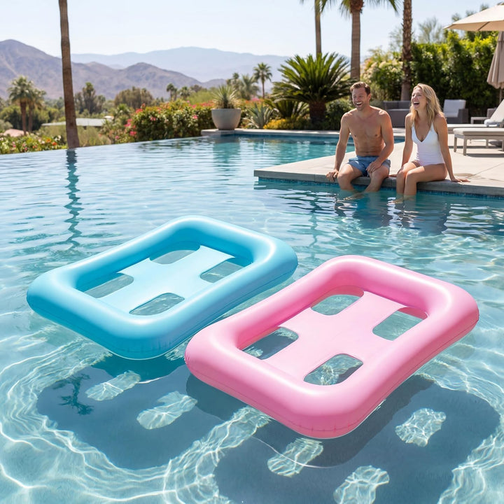 Zouwel 2Pack Pool matratze Erwachsene, schwimmmatratze luftmatratze wassermatratze, halten Cool Sonn