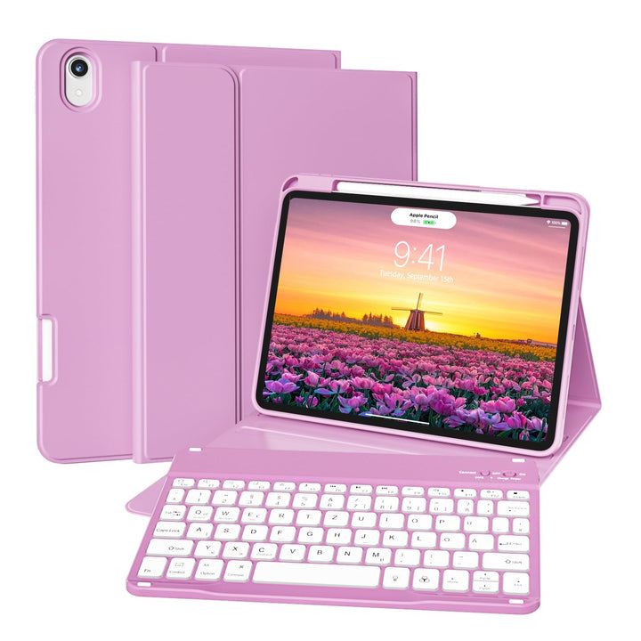 Tastatur Hülle für iPad Air 11 Zoll M3/M2 (2025/2024), iPad Air 5./4. Generation 2022/2020 10,9 Zoll