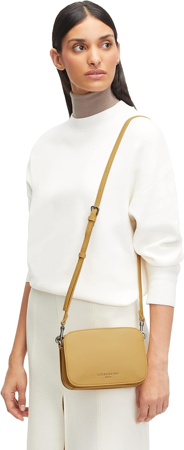 Liebeskind Damen Harris Luka Crossbody S Champagne, Champagne