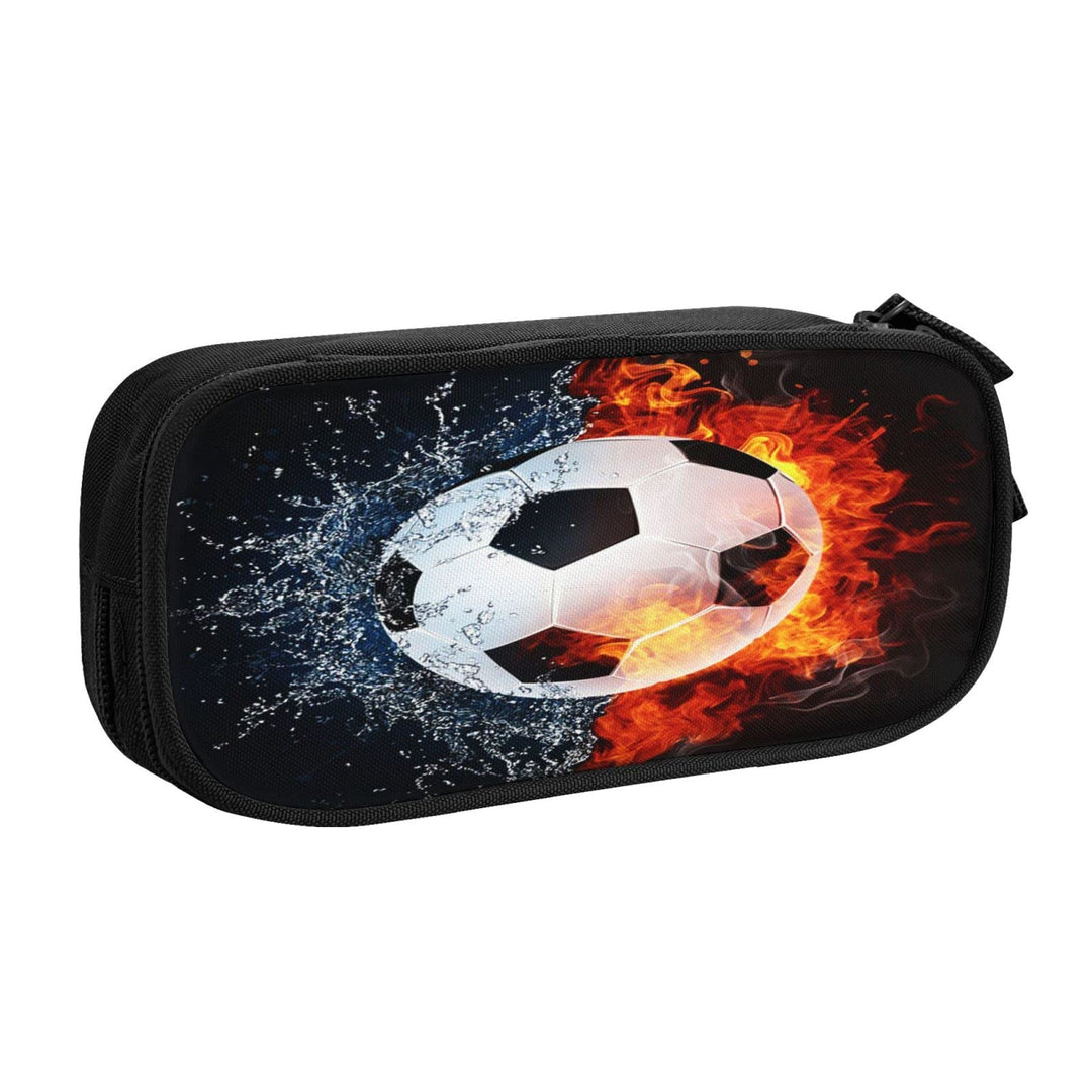 Federmäppchen Fussball Fussballbrand Federmappe Etui für Jungen Mädchen Grosse Schulsachen Federtasc