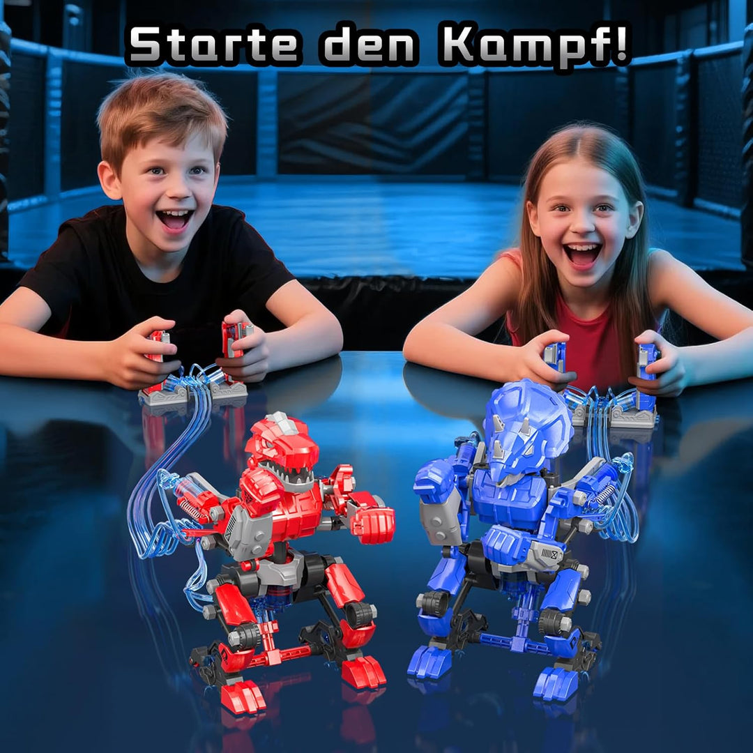 Experimente für Kinder ab 8 9 10 11 12 13 14, Bauen Sie Zwei Hydraulische Boxroboter Baukasten, Expe