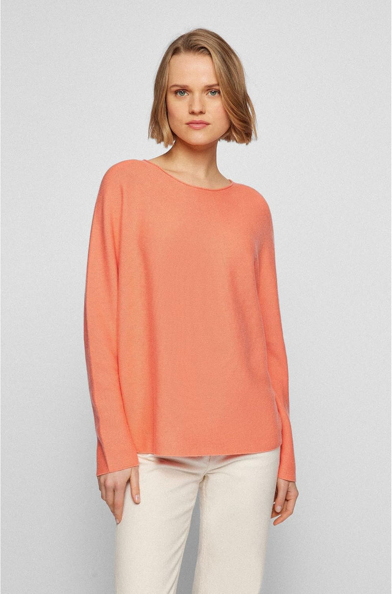BOSS Damen C_falanda Pullover XS Hellrot, XS Hellrot