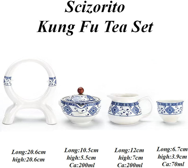 Hochwertige Chinesische Tee-Set-Geschenkbox, Rotierendes Kung Fu Tee-Set, Reines Handfeuern, Mit Rot