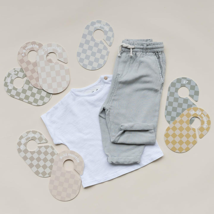 3 Sprouts - Grössentrenner Baby für Kleiderstange, Grössentrenner Baby, Doppelseitiges Babykleidung