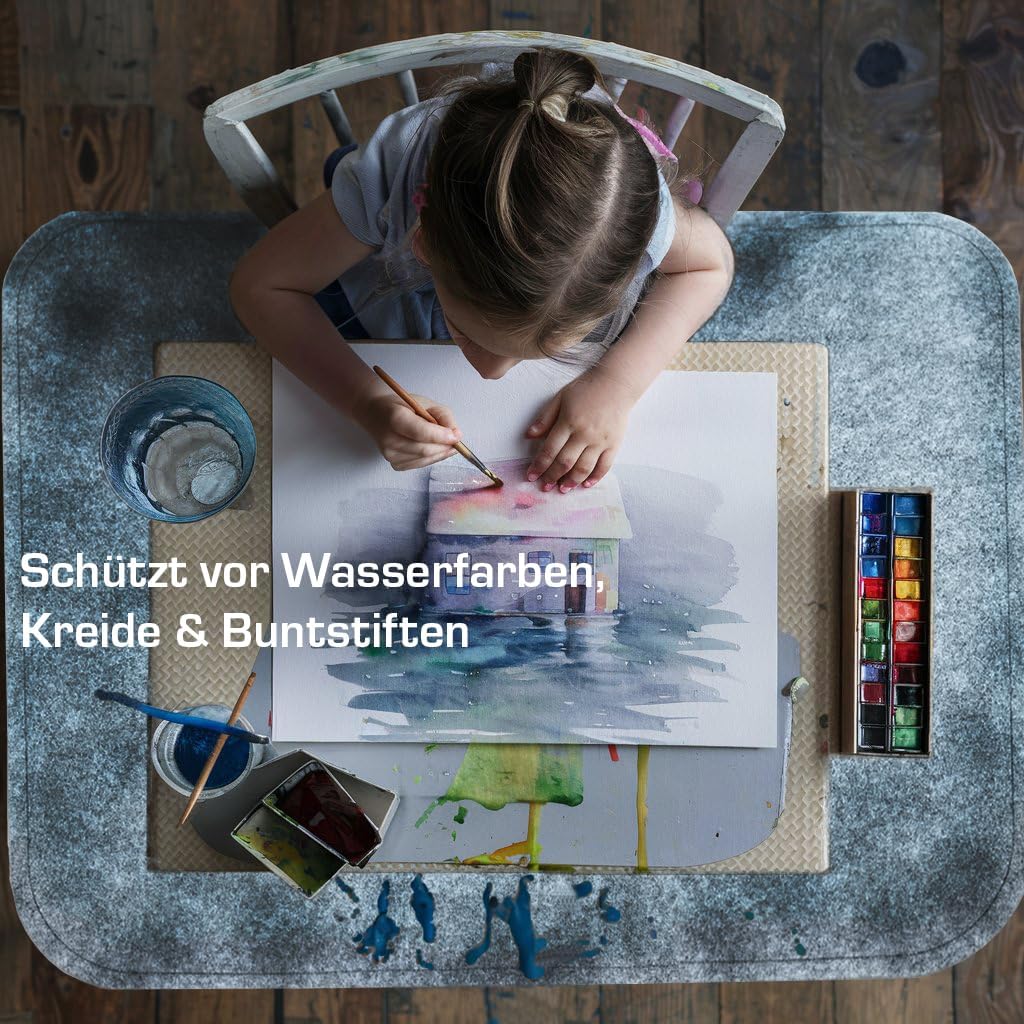 HomeProtect® | Schmutzfangmatte - SUPERDÜNN 2 mm, Selbstklebende Fussmatte, Schuhmatte, Fussabstreif
