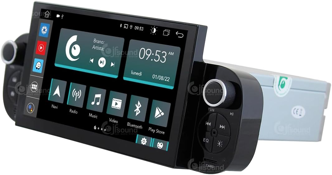 Personalisiertes Autoradio für FIAT Panda Android GPS Bluetooth WiFi USB DAB+ Touchscreen 6.2" 8core