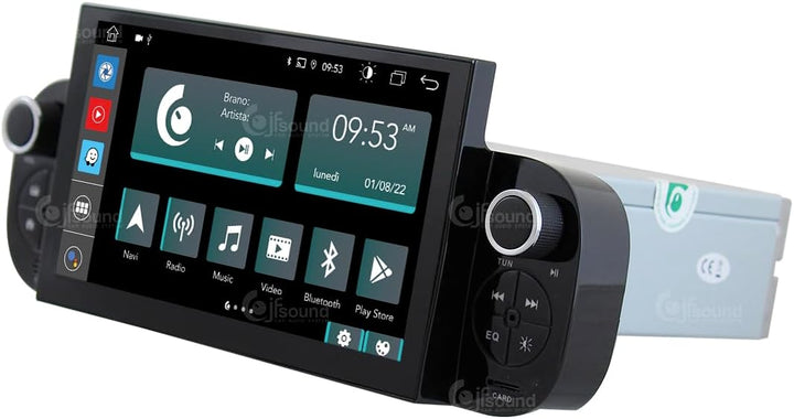 Personalisiertes Autoradio für FIAT Panda Android GPS Bluetooth WiFi USB DAB+ Touchscreen 6.2" 8core