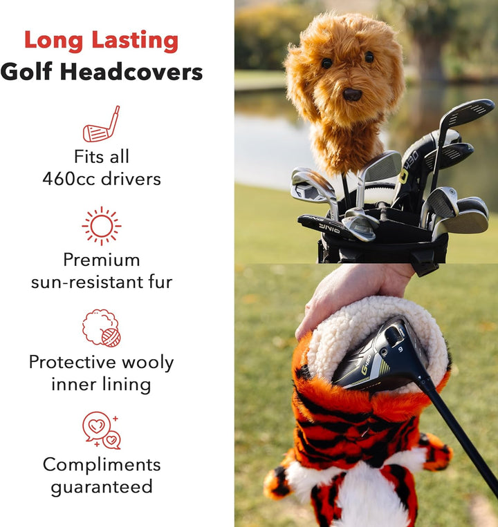 Daphne's Schlägerhaube mit Eichhörnchen-Motiv
