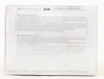 Legrand Celiane LEG92111 Zweier-Set Bodensteckdosen, Edelstahl, IP44 Stecker, doppelt, Stecker, dopp