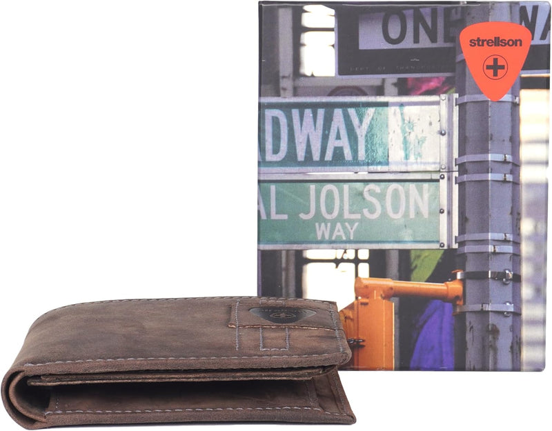 Strellson - herren billfold richmond dawson - Geldbörse - Geldbeutel Dunkelbraun, Dunkelbraun