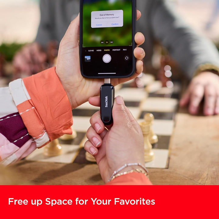 SANDISK Phone Drive 512 GB, 2-in-1 Smartphone Speicher (Für Android Smartphones und Tablets, Mac und