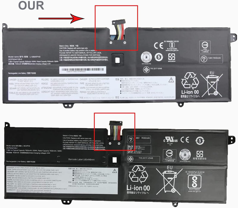 WYGUO L18C4PH0 L18M4PH0 5B10T11585 5B10W67374 5B10T11586 5B10W67180 Laptop Batterie Ersatz für Lenov