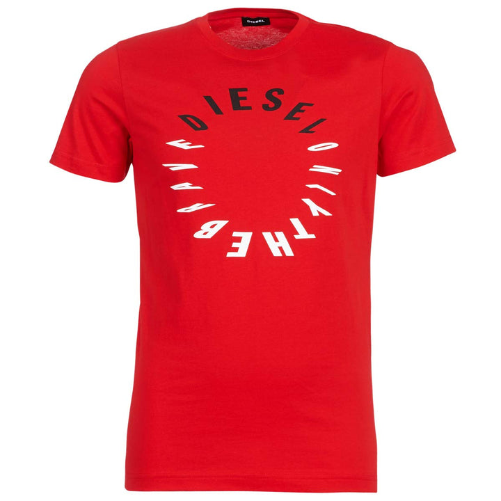 Diesel T Diego Y2 T-Shirts & Poloshirts Herren Rot - L - T-Shirts