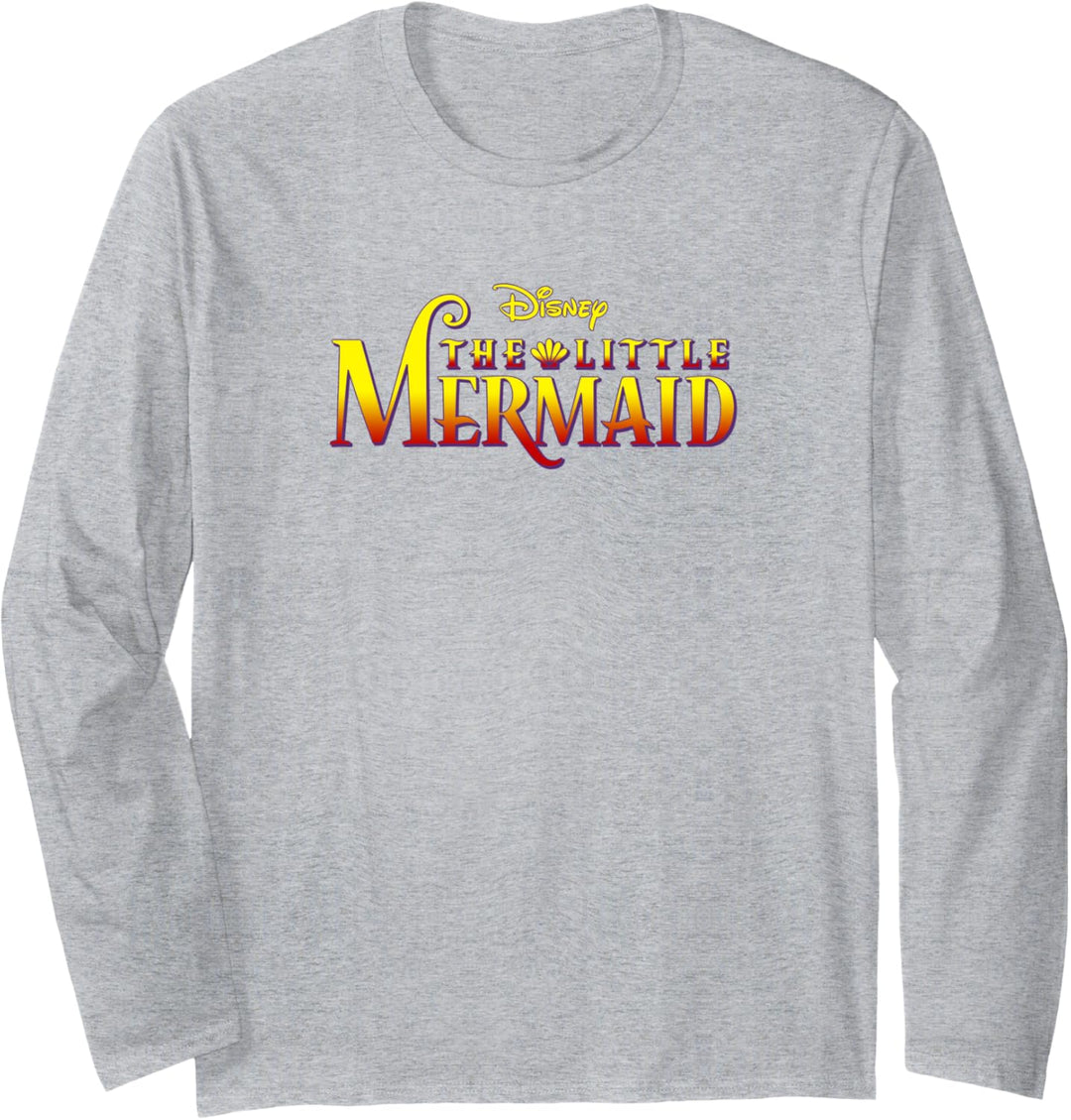 Disney The Little Mermaid Classic Logo Langarmshirt