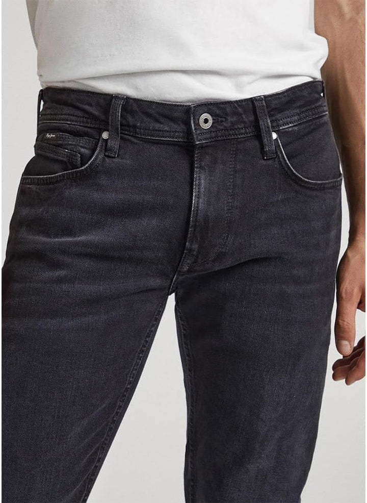 Pepe Jeans Herren Jeans Hatch Regular 28W / 32L Black (Denim-xv1), 28W / 32L Black (Denim-xv1)