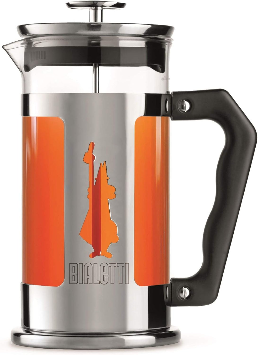 Bialetti Kaffeepresse Preziosa, French Press Filter für Kaffee oder Tee, 1 Liter, 8 Tassen & Perfett
