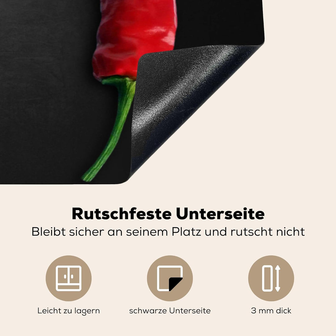 KitchenYeah© Herdabdeckplatte Einteilig Küche Herdabdeckung Ceranfeld Kochfeld Abdeckung Induktionsk