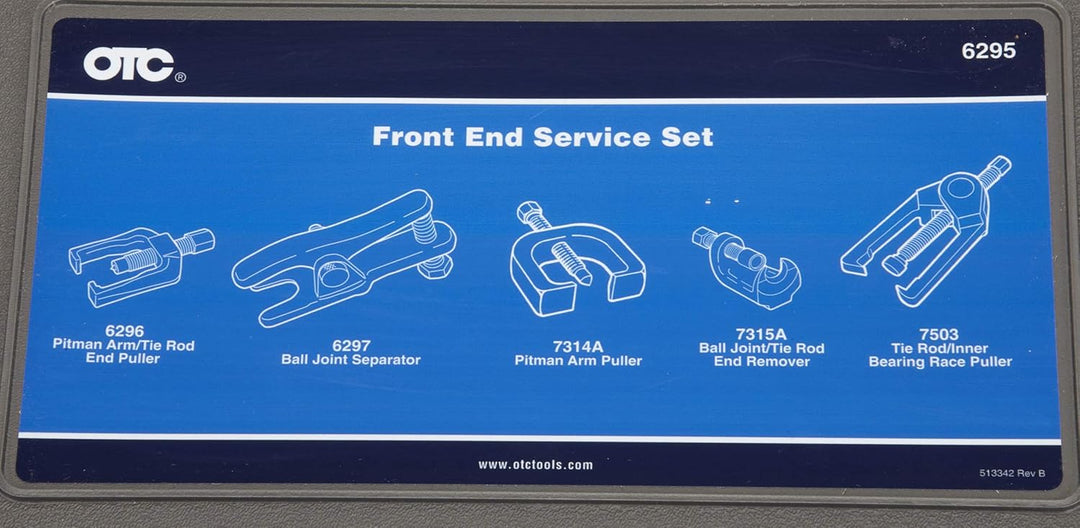 OTC 6295 Front End Service Set für Lenkrollenarme, Kugelgelenke und Spurstangen, Front End Service S