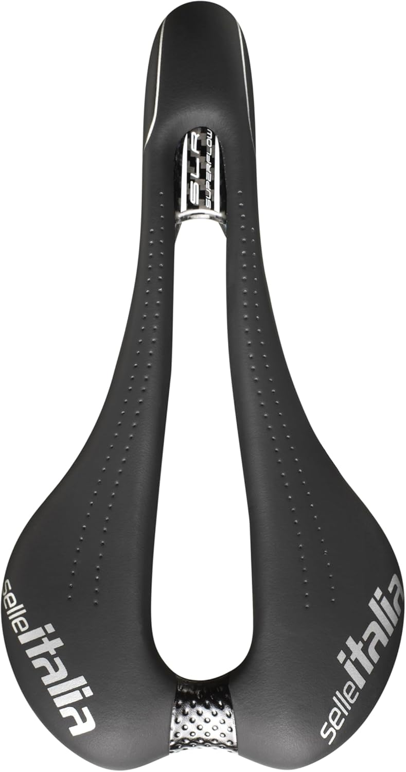 Selle Italia SLR Superflow L 14 Fahrrad-Sattel Schwarz, Schwarz