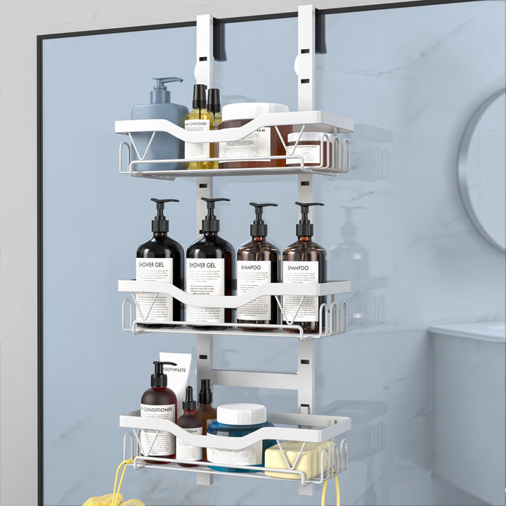 Duschablage zum Hängen, Duschregal Ohne Bohren für Duschwand, Shampoo Duschgel Halterung für Dusche