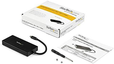 StarTech.com M.2 SSD-Gehäuse für M.2-SATA-Laufwerke (USB 3.1 G - USB-C - tragbares externes M.2-Gehä