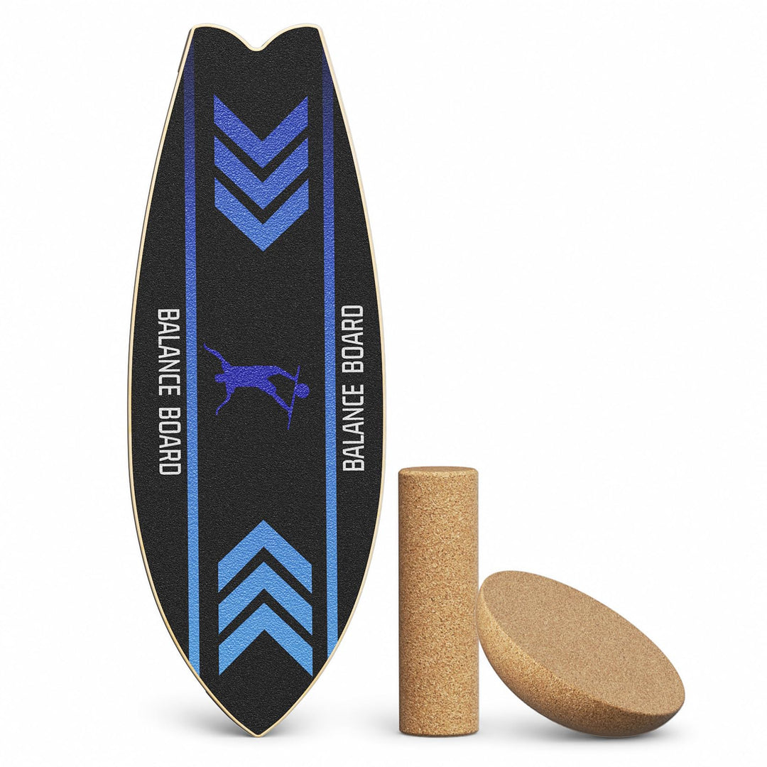 Balance Board für Erwachsene – 3-in-1 Surfin Balance Board Set für Core, Gleichgewicht &amp; Reha, Zuhau