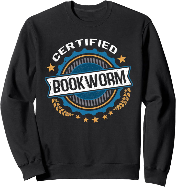 Leseratte Bücherwurm Lese-Neuheit Sweatshirt