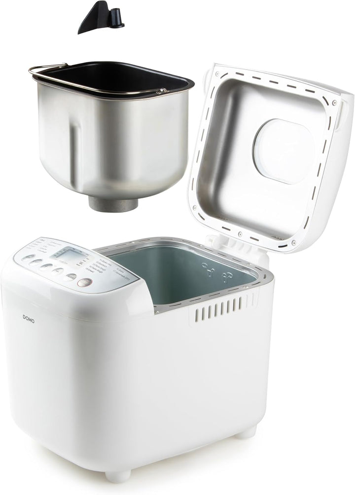 DOMO B3976 Brotbackautomat 500-750-1000gr - 17 Programme - inkl. glutenfreiem Programm - mit Timer -