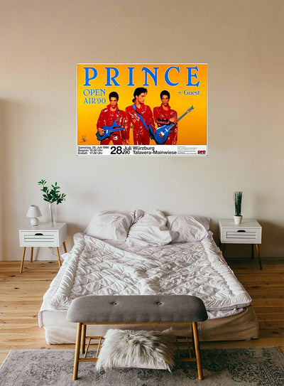 Prince - Diamonds & Pearls, Würzburg 1990 » Konzertplakat/Premium Poster | Live Konzert Veranstaltun