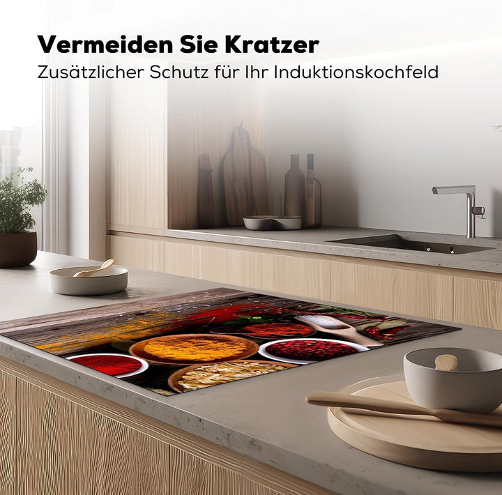 KitchenYeah© Herdabdeckplatte Einteilig Induktionsmatte Küche Abdeckung Ceranfeld Herd Abdeckplatte