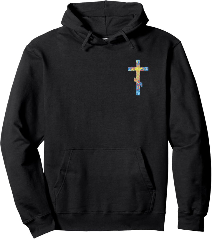 Russisches, griechisches, byzantinisches, orthodoxes Kreuz Pullover Hoodie