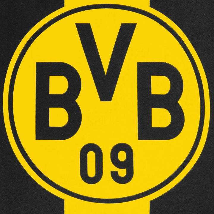 Borussia Dortmund BVB BETTWÄSCHE Blockstreifen 135 X 200 cm: Bettbezug und Kissenbezug mit Knöpfen,