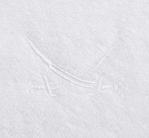 Sansibar Seiftücher 6er Set ca. 30x30 cm 100% Baumwolle mit gesticktem Säbel Logo Handtücher Gästetü