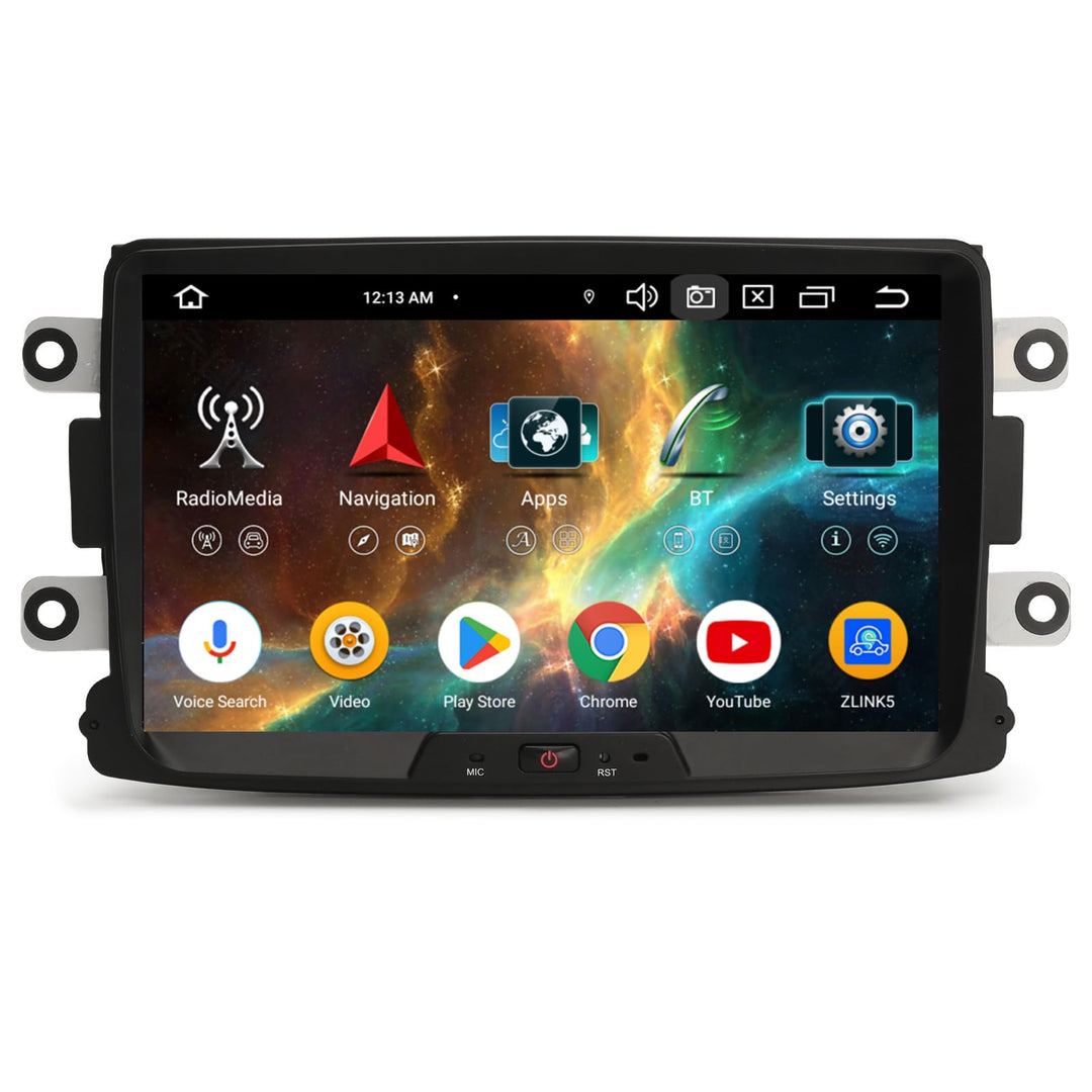 Erisin 8 Zoll Acht-Kern Android 14 DAB+ Autoradio Für Dacia Sandero Lodgy Logan Dokker Duster 2012-2