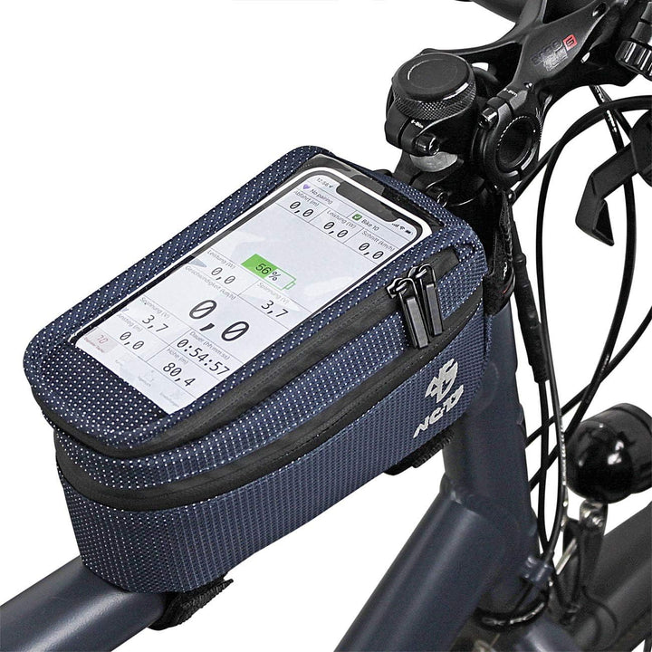 NC-17 Connect Universal XL Oberrohrtasche DOT / Fahrrad-, Smartphonetasche mit Klettverschluss, Stau