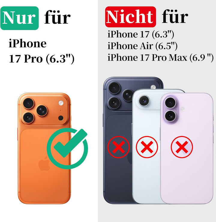 Cozycase TOP Militärschutz wasserdichte 360 Hülle Für iPhone 17 Pro | Outdoor Panzerhülle Full Armor