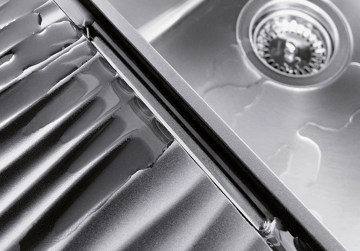 BLANCO 238483 Klappmatte als Abtropf für die Küchenspüle, faltbare Matte für das Waschbecken in der