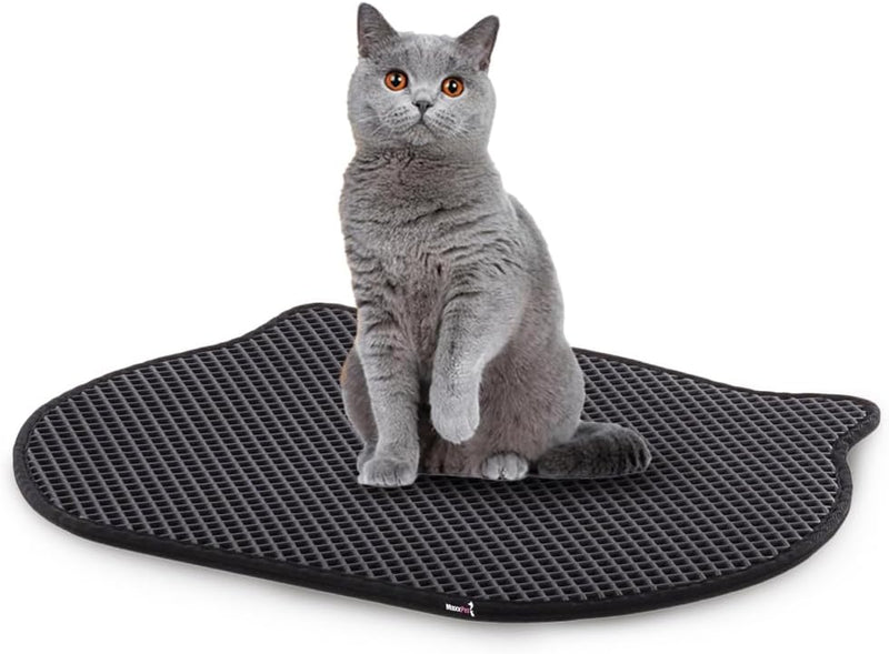 MaxxPet Katzenstreumatte - Sauberlaufmatte für Katzentoilette - Katzenstreuauffangmatte - Auslaufmat