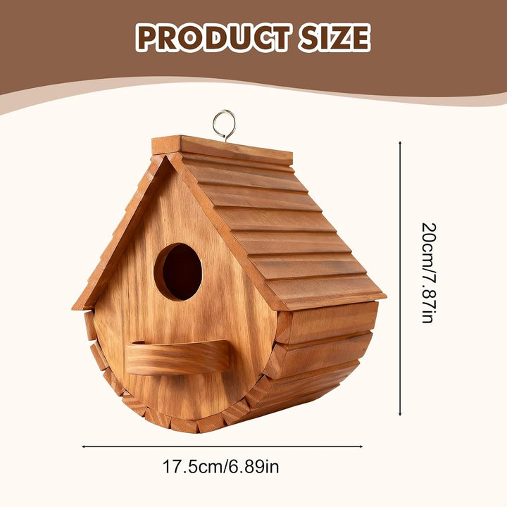 Vogelhaus Nistkasten, Vogelhaus für Vögel für Draussen Wetterfest – Kreatives Holz Nistkasten Vogelh