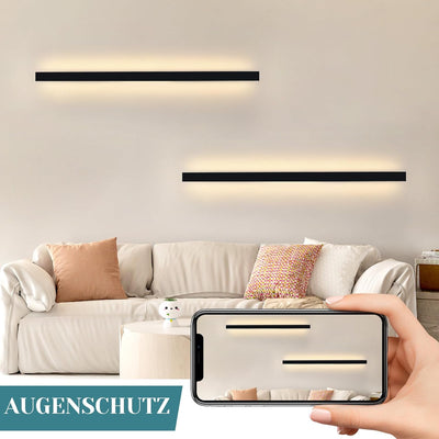 ZMH Wandlampe led Wandleuchte innen - Modern 100CM 34W Flur Up Down Warmweiss Flurlampe Wohnzimmerla