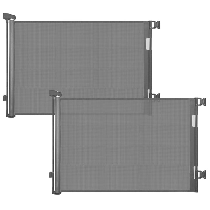 2 Pack Treppenschutzgitter Ausziehbar 0-140cm,Türschutzgitter Ausziehbar mit Treppenschutz & Kinders