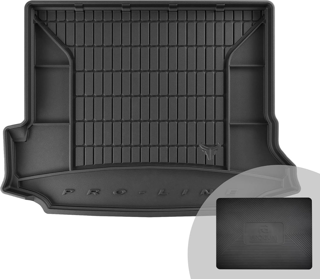 FROGUM ProLine 3D Gummimatte Exklusive Auto Kofferraummatte Kofferraumwanne für Volvo V60 I 2010-201