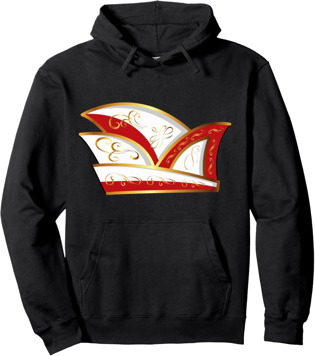 Karneval Gruppenkostüm Komiteemütze ROT Fasching Pullover Hoodie