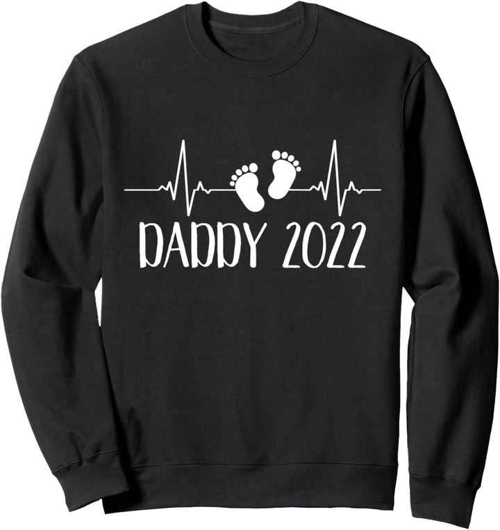 Papa 2022 Frequenz Herzschlag Sweatshirt